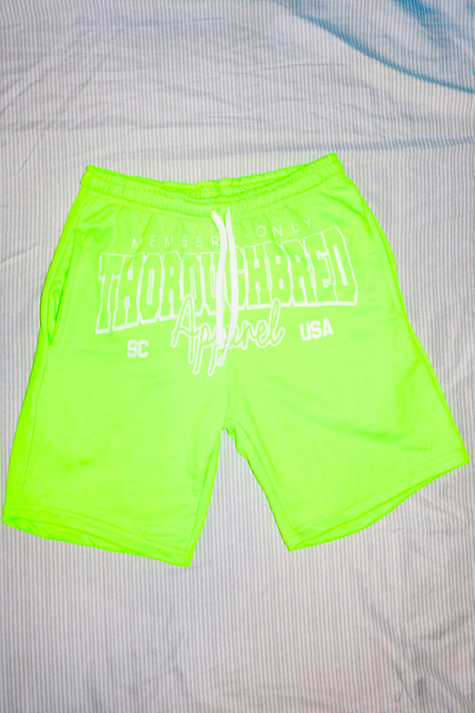 Neon Green Unisex Shorts